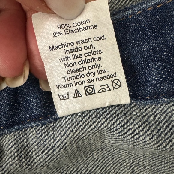 J. Crew Jean Jacket Women Small 02661 Short Washed Blue Denim Stretch Size - Picture 11 of 12